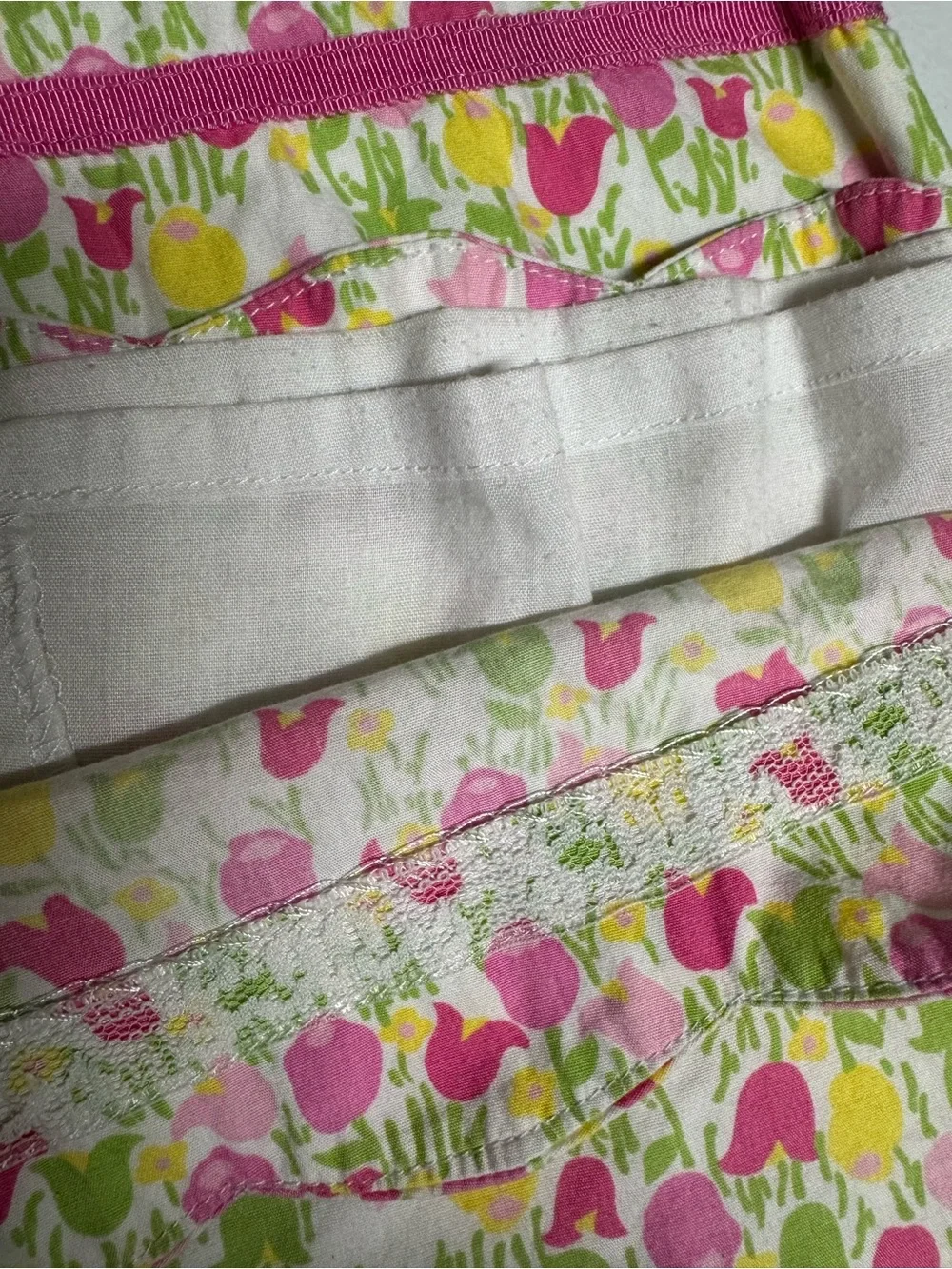 Lilly Pulitzer Pink, Green & Yellow Floral Sleeveless A-Line Dress